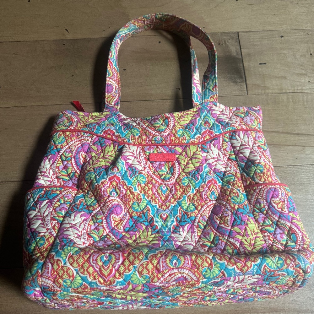 Vera Bradley Paisley in Paradise tote bag